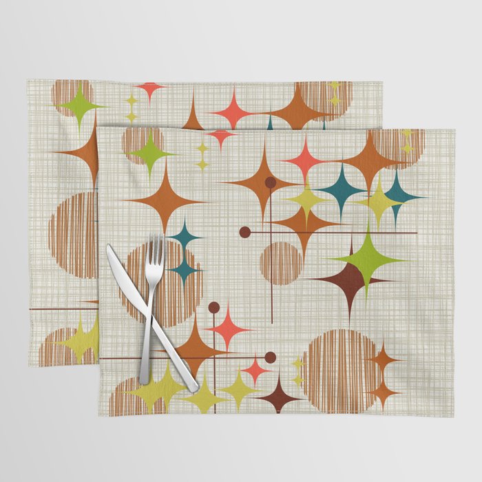Starbursts and Globes 4 Placemat Gallery Image 1