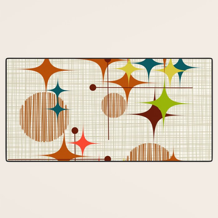 Starbursts and Globes 4 Desk Mat Gallery Image 3