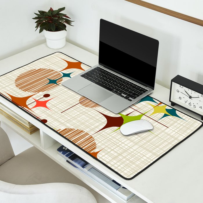 Starbursts and Globes 4 Desk Mat Gallery Image 2