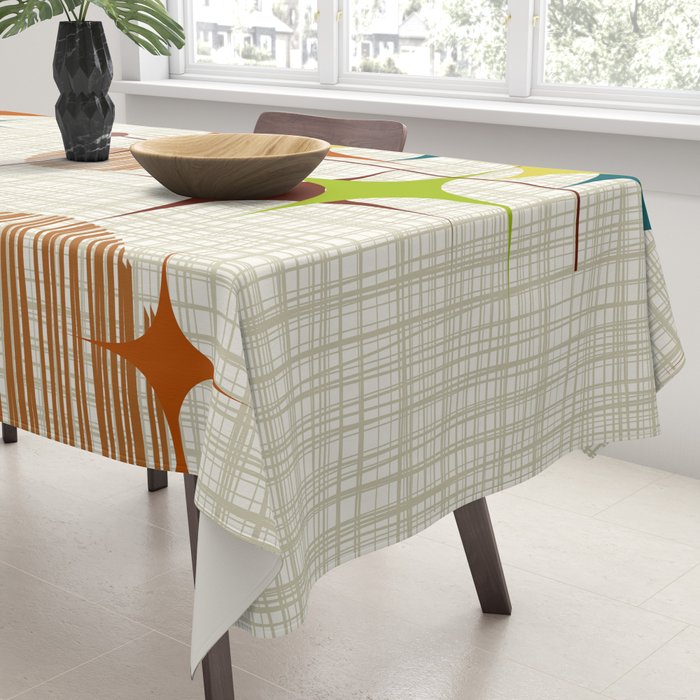 Starbursts and Globes 4 Tablecloth Gallery Image 3