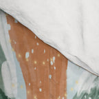 Woodland Winter Wonderland Festive Forest Animals and Christmas Tree Illustration Comforter Gallery Image 4