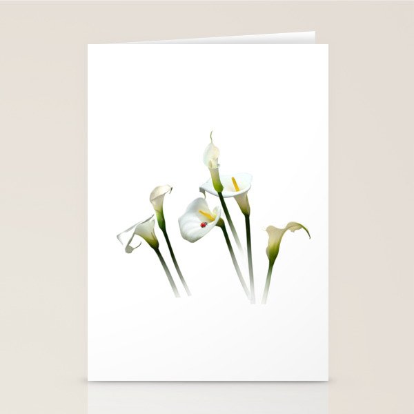 Calla Lilies Stationery Card Gallery Image 2