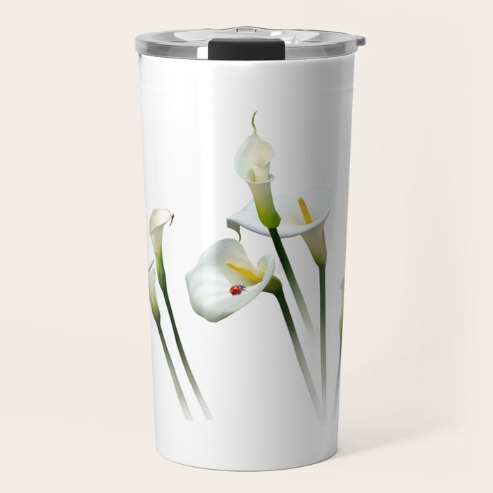 Calla Lilies Travel Mug Gallery Image 1