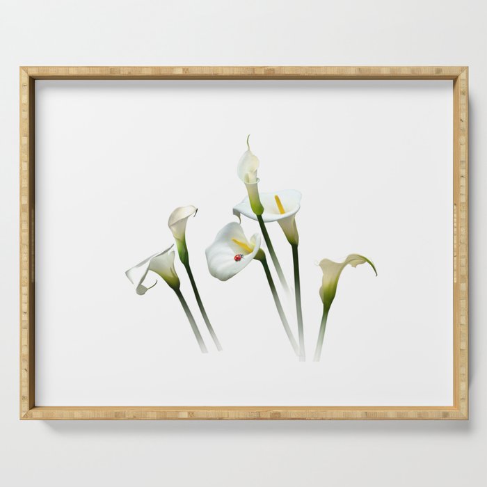 Calla Lilies Serving Tray Gallery Image 1