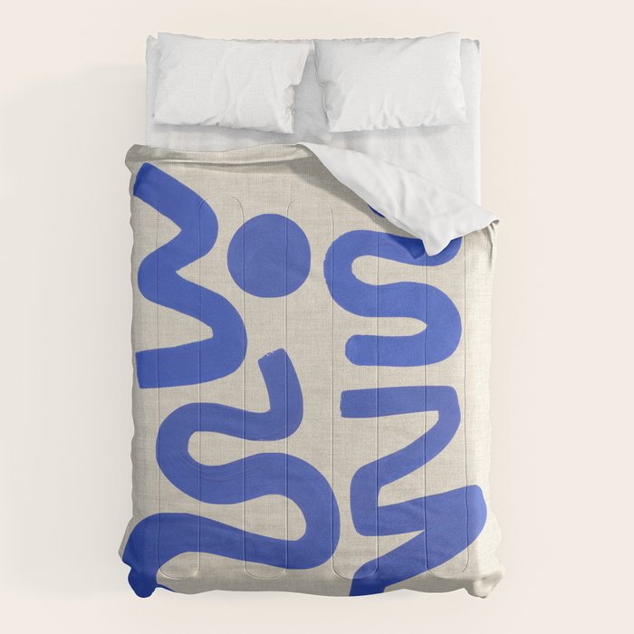 Blue Zig Wiggles Comforter Gallery Image 6