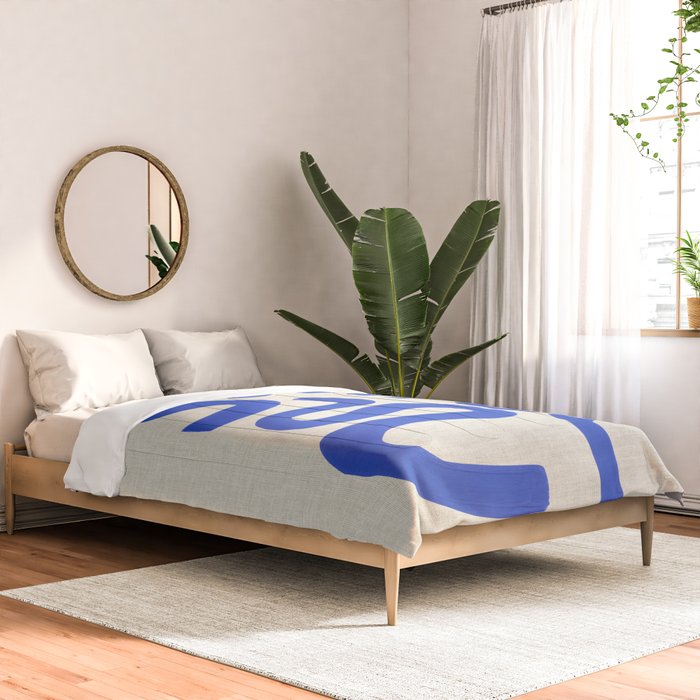 Blue Zig Wiggles Comforter Gallery Image 2