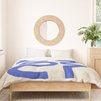 Blue Zig Wiggles Duvet Cover Gallery Image 3