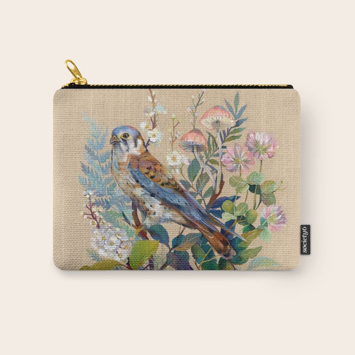 Floral Falcon Garden Carry All Pouch Gallery Image 1