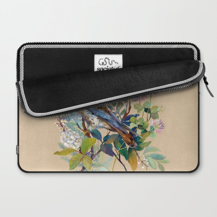 Floral Falcon Garden Laptop Sleeve Gallery Image 2