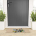 Floral Falcon Garden Welcome Mat Gallery Image 3
