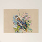 Floral Falcon Garden Welcome Mat Gallery Image 1
