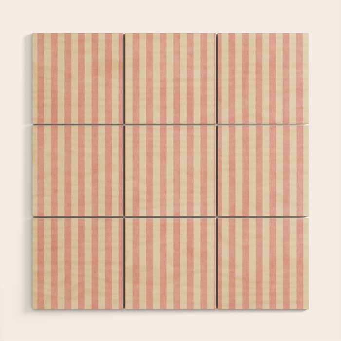 STRIPES - 07 - Macaron Wood Wall Art Gallery Image 1