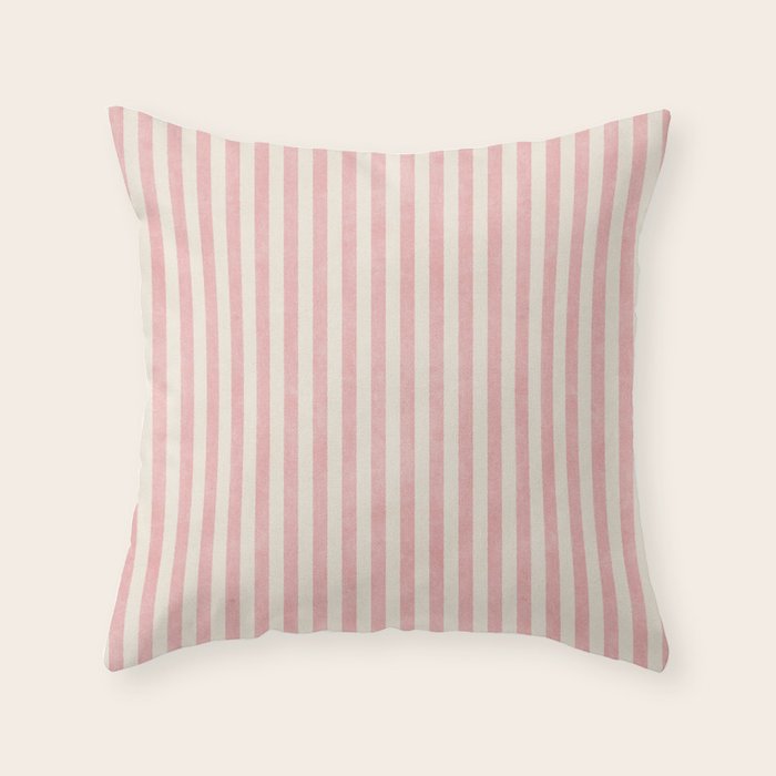 STRIPES - 07 - Macaron Throw Pillow Gallery Image 6