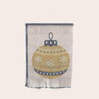 Christmas Bauble Gold And Blue Wall Hanging Gallery Image 1