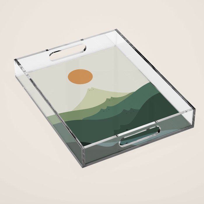 Cat Landscape 87B (Meowvelous Nature) Acrylic Tray Gallery Image 1