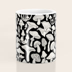 Mushrooms in Black And White Coffee Mug Gallery Image 4