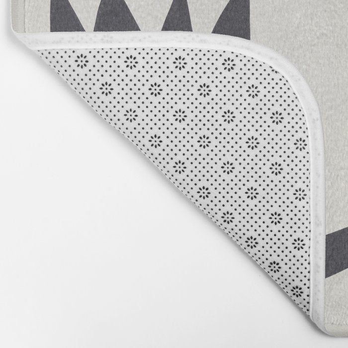 Black branch with two flowers - 5/5 Bath Mat Gallery Image 2