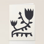 Black branch with two flowers - 5/5 Stationery Card Gallery Image 2