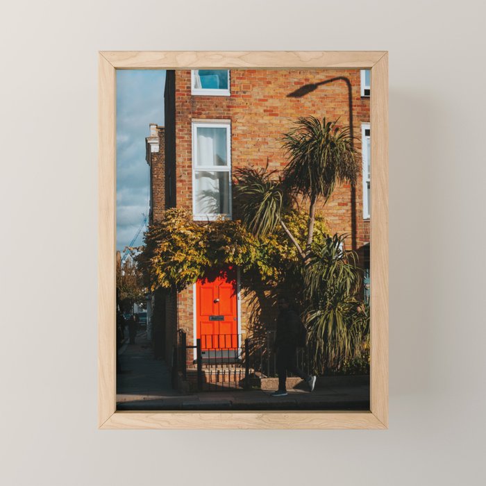 London Red Door  - Photography Mini Art Print Gallery Image 1