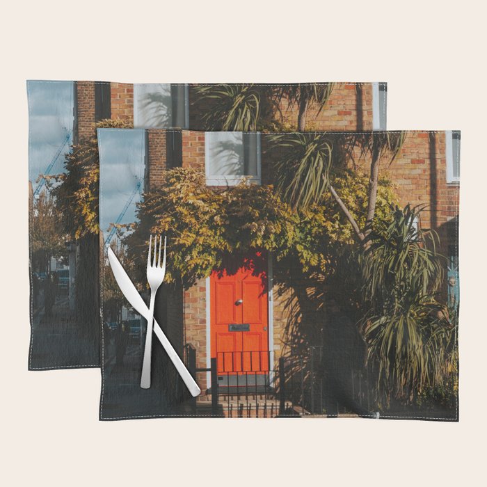 London Red Door  - Photography Placemat Gallery Image 1