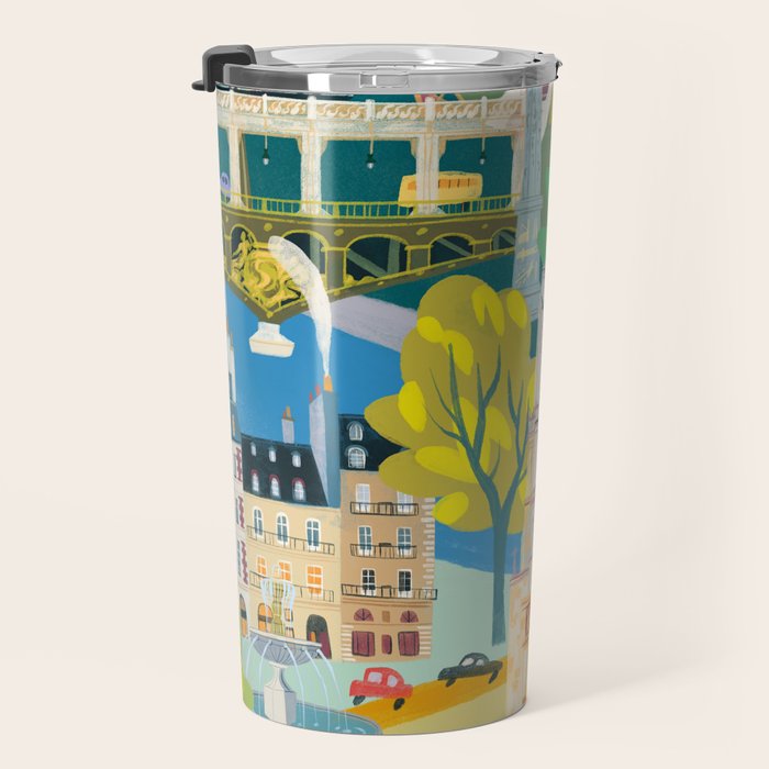 Paris mon amour Travel Mug Gallery Image 3