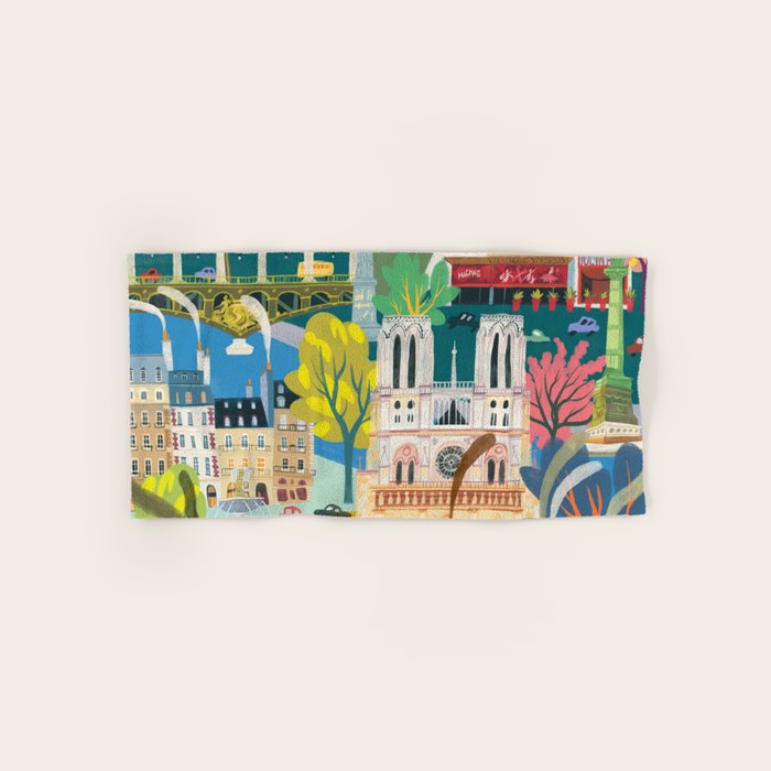 Paris mon amour Bath Towel Gallery Image 1