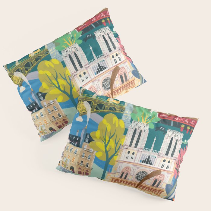 Paris mon amour Pillow Sham Gallery Image 3
