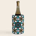 Persian Mosaic - Turquoise & Gold Palette Wine Chiller Gallery Image 1
