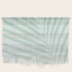 Mint Green Minimal Palm Silhouette Wall Hanging Gallery Image 1
