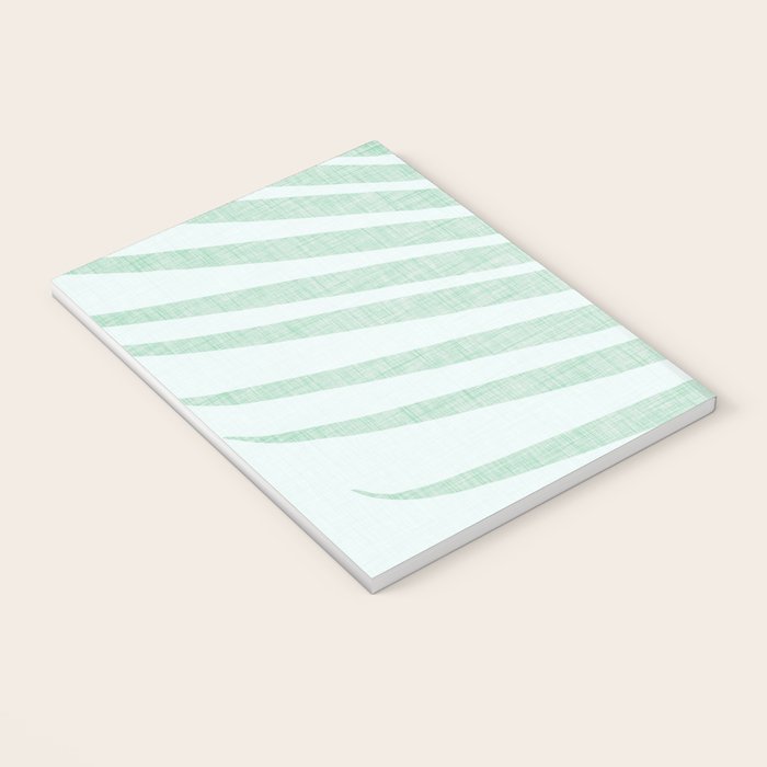Mint Green Minimal Palm Silhouette Notebook Gallery Image 3