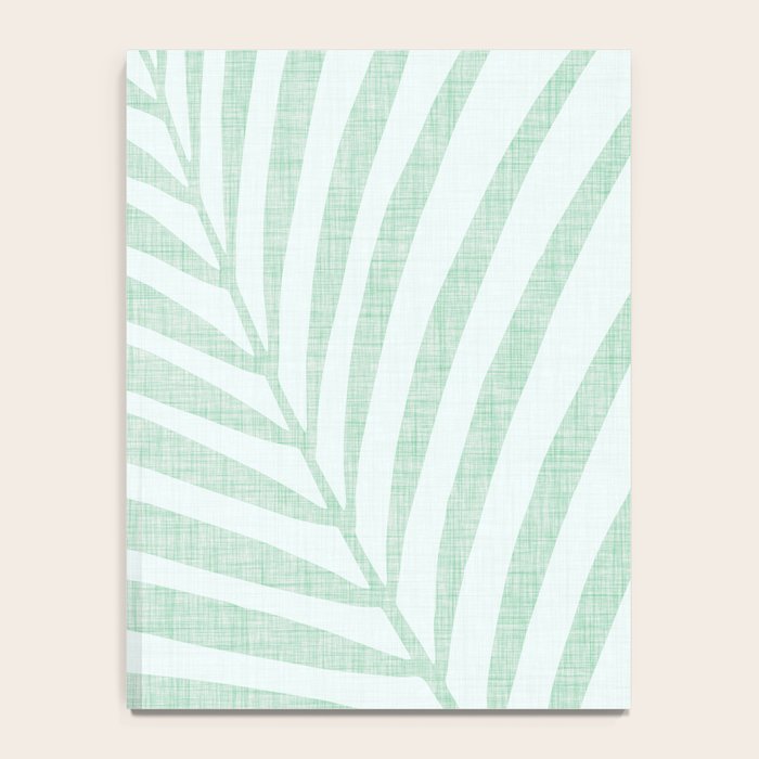 Mint Green Minimal Palm Silhouette Notebook Gallery Image 4