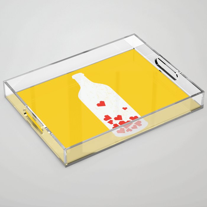 Message in a bottle Acrylic Tray Gallery Image 1