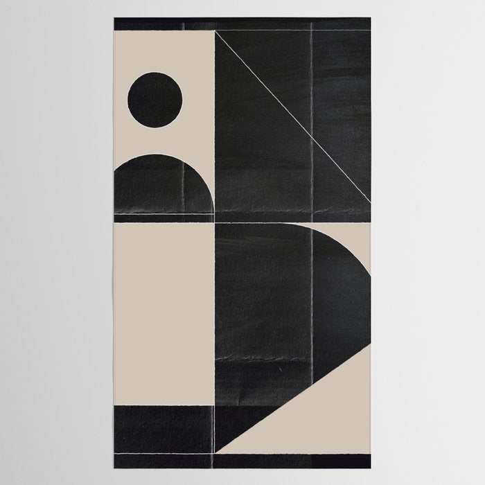 Minimal Geometric Shapes 214 Tablecloth Gallery Image 2