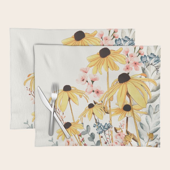Summer Flowers Placemat Gallery Image 1