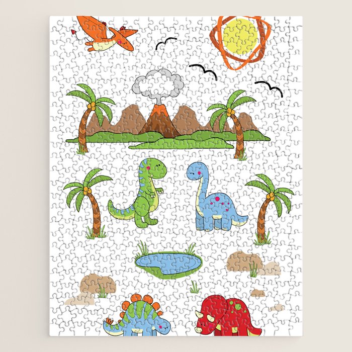 Dinosaur Jigsaw Puzzle Gallery Image 1
