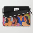 Identities, Woman Equality Human Rights, Female Individuality Feminist People, Friends Eclectic Bohemian Fashion Rustic Support System Painting  Laptop Sleeve Gallery Image 2