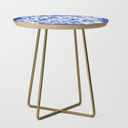 Cherry Blossoms Pattern Blue Side Table Gallery Image 1