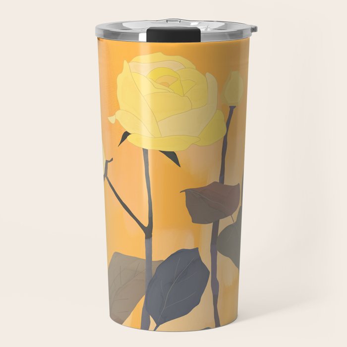 Red and Yellow Roses 2 Travel Mug Gallery Image 1