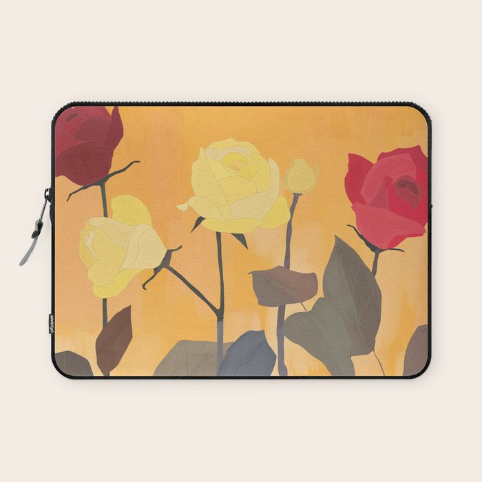 Red and Yellow Roses 2 Laptop Sleeve Gallery Image 1