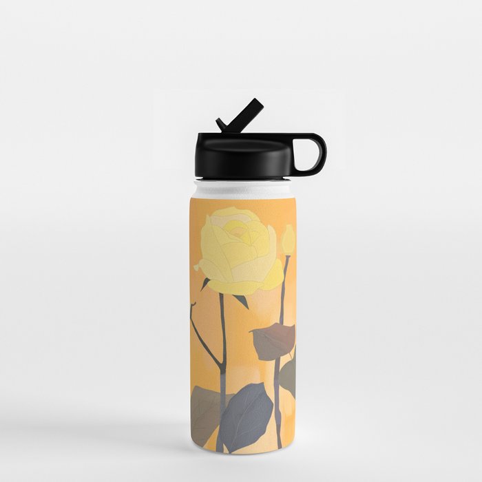 Red and Yellow Roses 2 Water Bottle Gallery Image 1