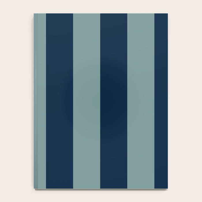 Classic Indigo Blue Cove Stripe Notebook Gallery Image 4