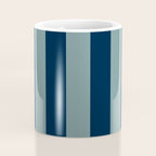 Classic Indigo Blue Cove Stripe Coffee Mug Gallery Image 4