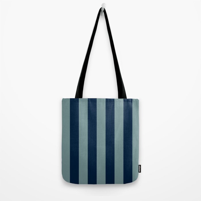 Classic Indigo Blue Cove Stripe Tote Bag Gallery Image 2