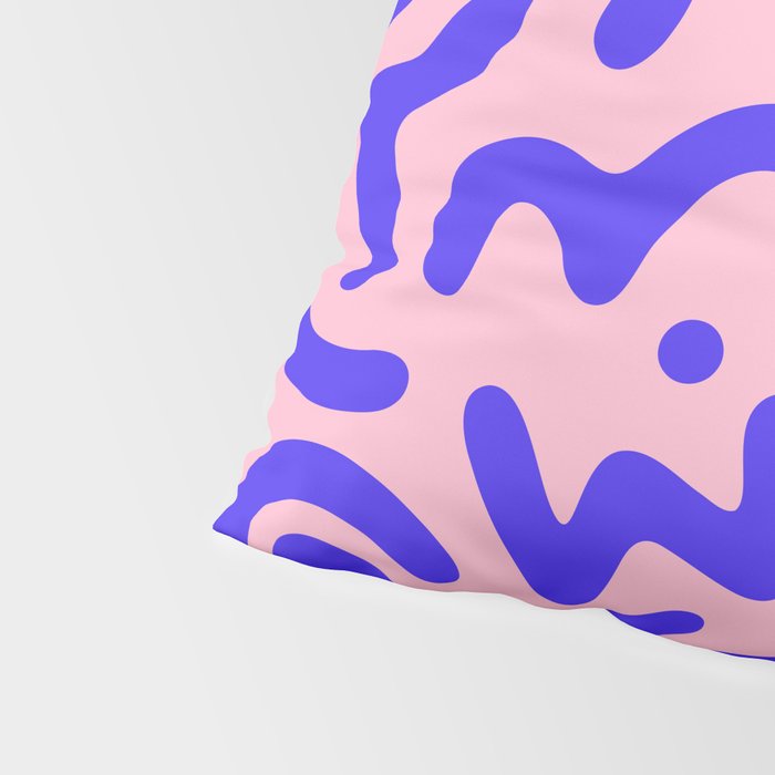 Colorful fun doodle symbol art pattern Pillow Sham Gallery Image 4