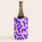 Colorful fun doodle symbol art pattern Wine Chiller Gallery Image 2