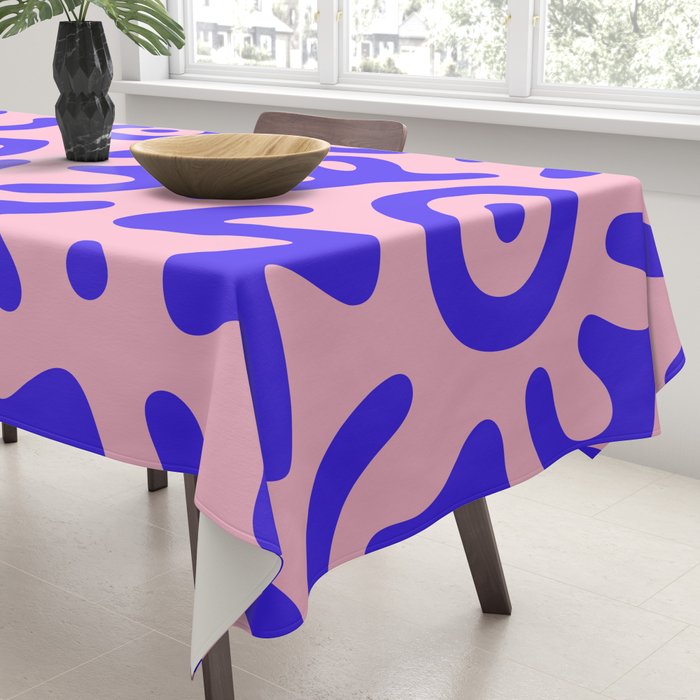 Colorful fun doodle symbol art pattern Tablecloth Gallery Image 3