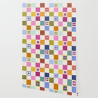 Check mate - retro floral Wallpaper Gallery Image 2