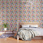 Check mate - retro floral Wallpaper Gallery Image 3
