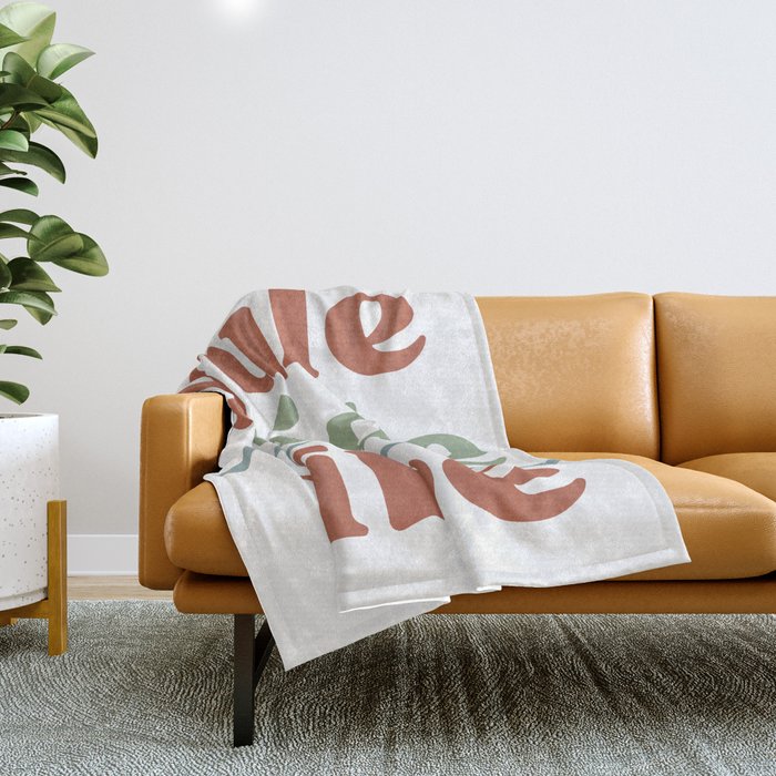 YuleTide Vibe Throw Blanket Gallery Image 1