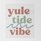 YuleTide Vibe Throw Blanket Gallery Image 2